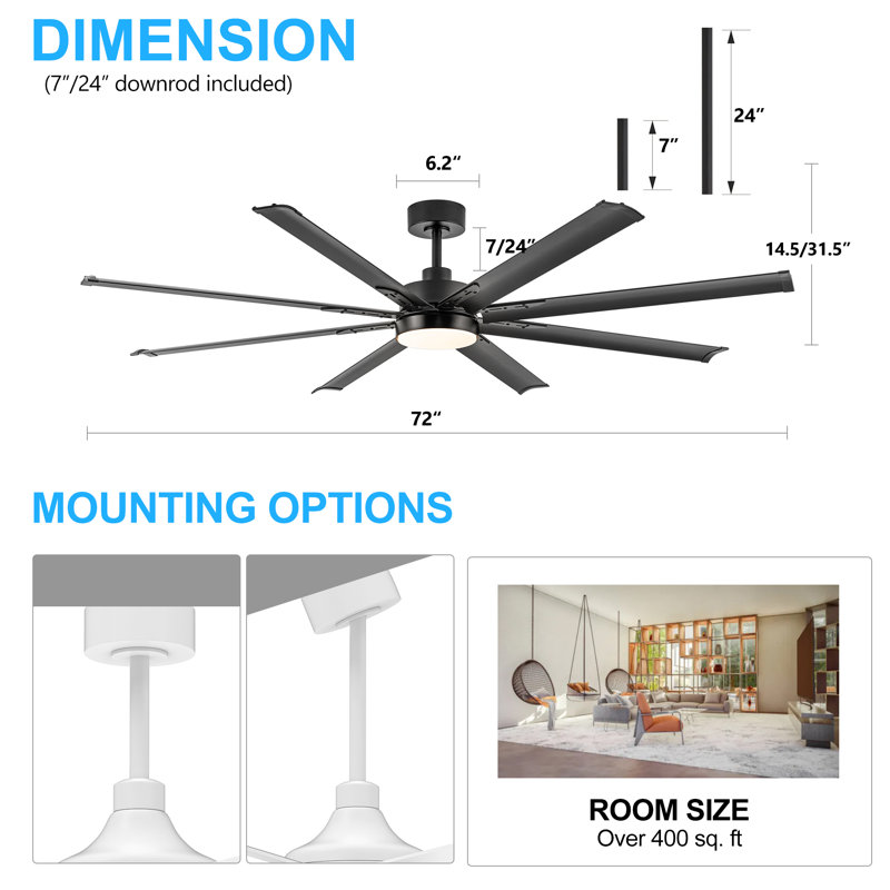 Wayfair windmill ceiling fan sale